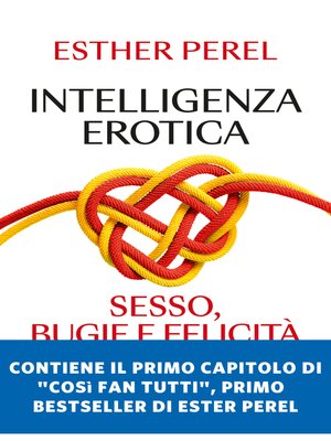 cover image of Intelligenza erotica